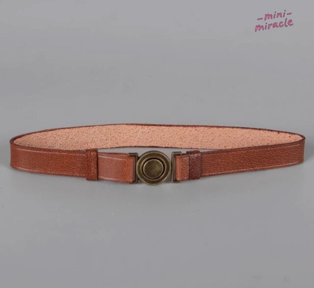 Cool Real Leather Belt Model Fit for 12" Action Figure Soldier 1/6 Scale Model