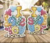 DIY Cross stitch kit "Valentine's Day. I love you" Model