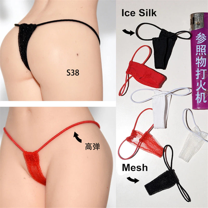 1:6 Thong Brief Underwear Clothes For 12" Female Phicen TBL JO Figure Body Toys Model