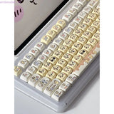 Chiikawa Usagi Keycaps 131 Keys PBT For Mechanical Keyboard Birthday Gift Decor Model