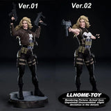 1/6 34cm Lady Punisher 3D Printing Figure Model Kit Unpainted Unassembled GK Model