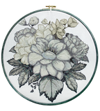 Flowers Cold touch Counted Cross Stitch Kit ?C DIY Needlework Craft Model