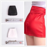 Female PU Short Skirt Model 1/6 Diorama for 12" Action Figure Model