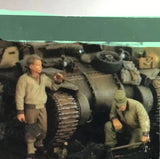 1/35 WW2 TANK MECHANIC Soldiers RESIN FIGURE MODEL KIT Unassembled Unpainted NEW Model