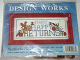 Design Works Cross Stitch Kit 283 HAPPY RETURNS Gifts Model