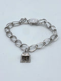 Vintage sterling silver charm bracelet - very sweet piece Charms