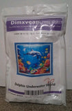 Dimxvean Cross Stitch Dolphin Underwater World 11CT Craftkit-DN37 Model