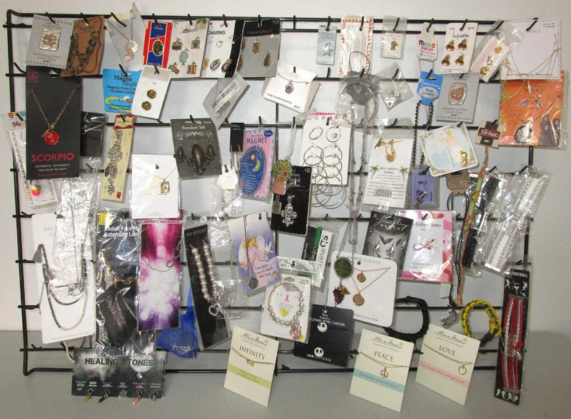 New In Package JEWELRY & ACCESSORIES 63 packs Necklaces Charms Bracelets Earring Charms
