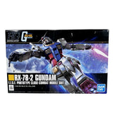 BANDAI RX-78-2 Gundam Prototype Close Combat Mobile Suit 1/144 NEW Unassembled Model