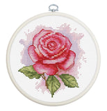 Cross Stitch Kit with Hoop Included Luca-S - Rose Aroma, BC105 Model