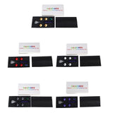5PCS Alloy Electroplating Gradient Oxidation Keycaps XDA for Mechanical Keys Model