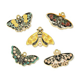 20x Enamel Beauty Butterfly Charm Pendants for DIY Jewelry Crafts Accessory Charms