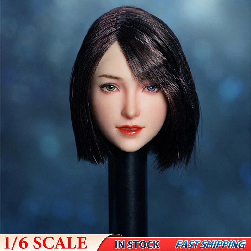1/6 Model Different Pupil Girl Female Head Sculpt F 12" Hot Toys Phicen Figures Model