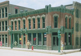 DPM #12100 - HO Scale Building Kit - Seymour Block - NEW - Woodland Scenic Model