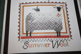 2006 Kit & Bixby SUMMER WOOL Cross Stitch Kit SHEEP Floss, Cloth, Needle New Model