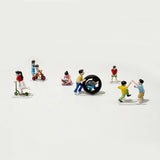 1/64 Miniature Figure Human Figure 1:64 Scale Mini People Figurine for Mini Model