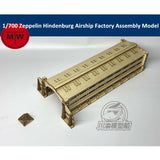 1/700 Scale Zeppelin Hindenburg Airship Factory Shipyard Diorama Assembly Model Model