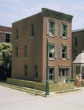 DPM #11100 - HO Scale Building Kit - Townhouse #3 - NEW - Woodland Scenics Model