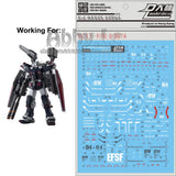 for MG 1/100 FA-78 Full Armor Thunderbolt ka D.L Model Water Slide Decal Sticker Model