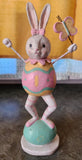 Johanna Parker Bunny Butterfly Used for Display Resin Vintage Style EUC Model