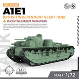 MRY-SFW SS72568 1/72 25mm Military Model Kit British A1E1 Independent Heavy Tank Model