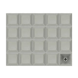 20 Pcs PBT Keycap Set DSA Mechanical Numeric Keypads for Keyboard, Light Gray Model