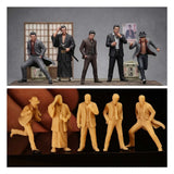 3D Printed 1/72/64/48 Modern Asian gang of five Unpainted Model Model