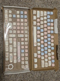 Keys Pink PBT Keycaps, MOA Profile, Milk Candy Rabbit, DYE-SUB, MX, Cute Toffee Model
