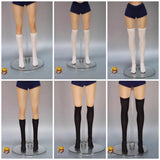 HAILI TOYS 1/6 Calf Socks Knee Socks Thigh Socks Model For 12" Action Figures Model