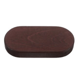 Sturdy Wood Pedestal Stand Brown for Car Model Display and Dashboard Figurines Model