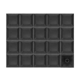 20 Pcs PBT Keycap Set DSA Mechanical Numeric Keypads for Keyboard, Black Model