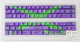 PBT EVA X Green Black Theme Keyboard Keycaps Cherry Profile Set For MX Model