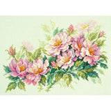 New Magic Needle Cross Stitch Kit Dog-Rose Flowers 210 268 Model