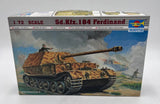 Trumpeter 1/72 Sd.Kfz.184 Ferdinand German Tank Destroyer Model Kit 257 Pcs New Model