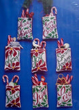 Bernat Christmas Messages gift treat sack ornaments cross stitch kit unopen Model