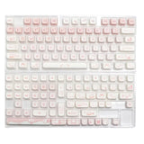 134PCS Party Kitten Keycaps MAO Profile Keycap Personalizing Mechanical Keyboard Model