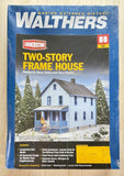 HO Walthers 933-3786 Two-Story Frame House Building Kit SEALED UNASSEMBLED Model