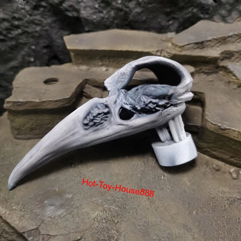 1/6 Scale Bird Head Head Sculpt Model for 12" Moon Knight Khonshu Accessories Model