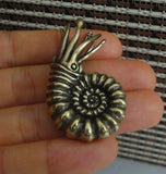 Vintage Style Solid Brass Nautilus Snail Sculpture Statue Figurine Model