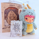 POP MART x Hirono Mist-Walker Series Plush Pendant Figure The Wingless Follower Model