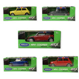 Mini Cooper 1:60 Scale Diecast Model By Welly - Showpiece Or Toy -New In Box Model