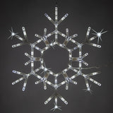 36¡± Cool White Twinkling Christmas Snowflake Outdoor Hanging Folding Decor Model