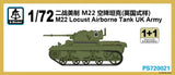 S-Model PS720021 1/72 M22 Locust Airborne Tank UK Army Model