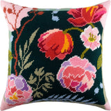 Cross Stitch Cushion Kit Needlepoint Pillow Set DIY Embroidery 15 in Gifts Decor Model