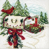 Holiday Delivery Bead Cross Stitch Kit Mill Hill 2011 Buttons & Beads Model