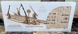 UGears Wooden Mechanical Model 'Set Of Rails W/ Crossing' 3D Model Kit NEW Model