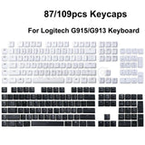 109pcs/87pcs Set Key Caps for Logitech G915 G913 G815 G813 TKL Keyboard Keycaps Model