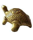 Brass Tortoise Vastu Feng Shui Idol for Good Luck & Home Decor Model