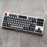 104 Keys Gray Dolch Doubleshot PBT Keycaps set fit Cherry MX Mechanical Keyboard Model