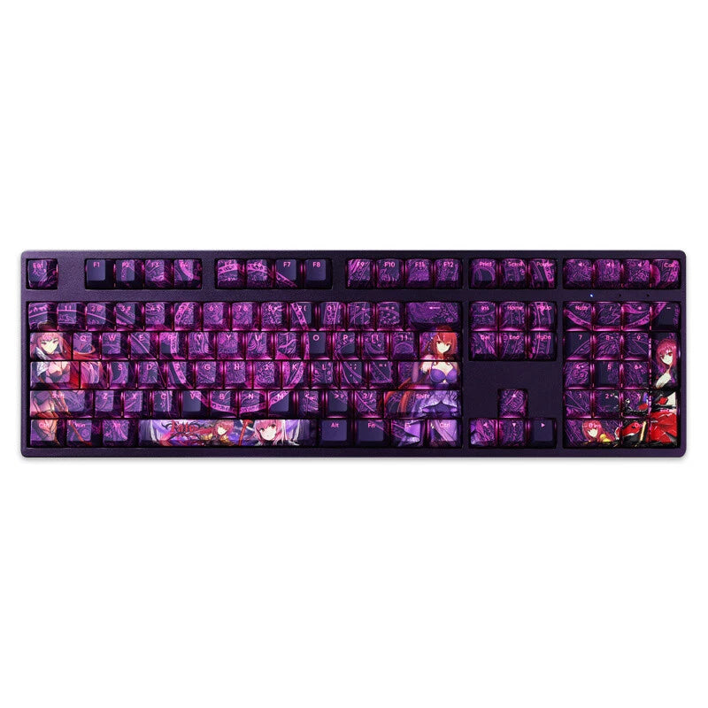 Games Fate/Grand Order Sc¨¢thach 108 PBT Transparent Key Cap Cherry MX f/Mechanic Model
